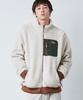 Beans Sherpa Fleece US 1000136560 L.L.Bean Men's Jacket, Fit, Regular, M, Soapstone/Forest Shade, Multicolor,