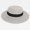 20 Color Square Buckle Round Straw Hat Summer Travel Sunshade Breathable Cap