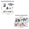 Funny Car Sticker Cat Climbing Pet Animal Styling Stickers Creative Bumper Decals