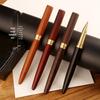 Brass Rosewood Fountain Pen - Custom Engraving Available - Ideal for Office Gifts