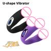 Dobíjecí, 10rychlostní klitoriální vibrátor ve tvaru písmene G, masážní přístroj pro ženy, sexuální hračka