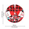 Party Decor Christmas Tree Skirt Merry Christmas Happy New Year Outdoor Blanket Snowman Santa Elk Home Supplies Xmas Floor Cover