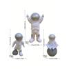1-4PCS Astronaut Figure Toy Desktop Ornaments Resin Outer Space Birthday Cake Dolls Spaceman Model for Kids Funny Gift
