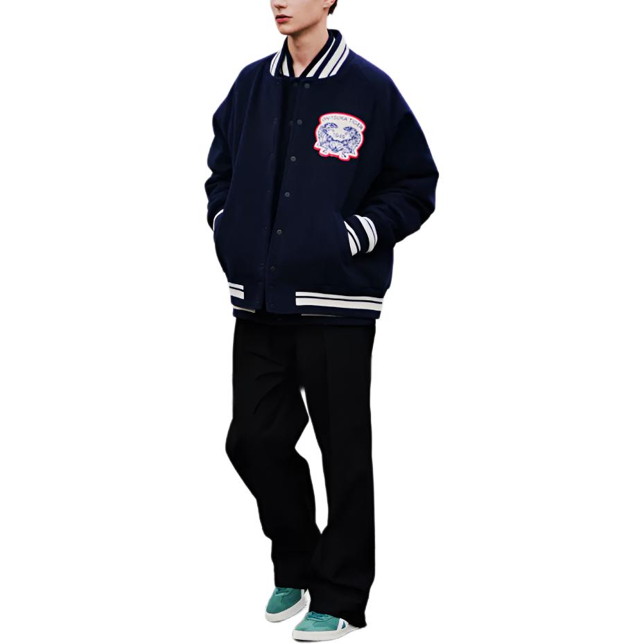 ONITSUKA TIGER Jackets & Coats Unisex Navy Blue 2183B393-400
