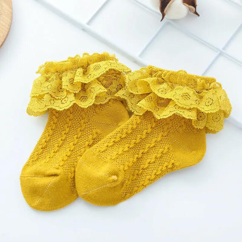 Baby Stuff Kids Baby Girl Swallowed Warm Lace Tutu Socks Infant Newborn Child Lace Swallowed Solid Ankle Socks