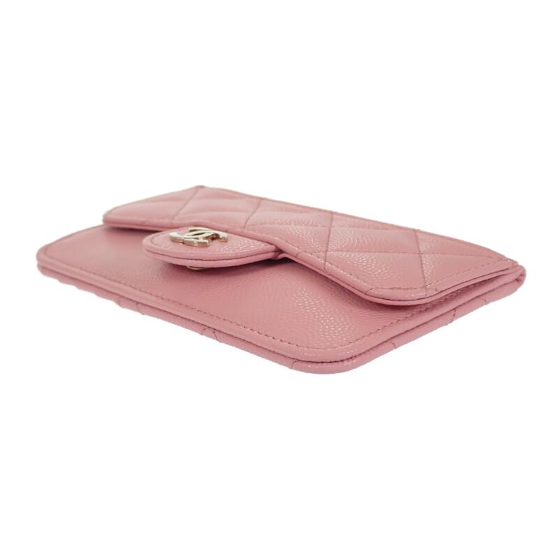 Chanel AP0374 Card Case Pink Women