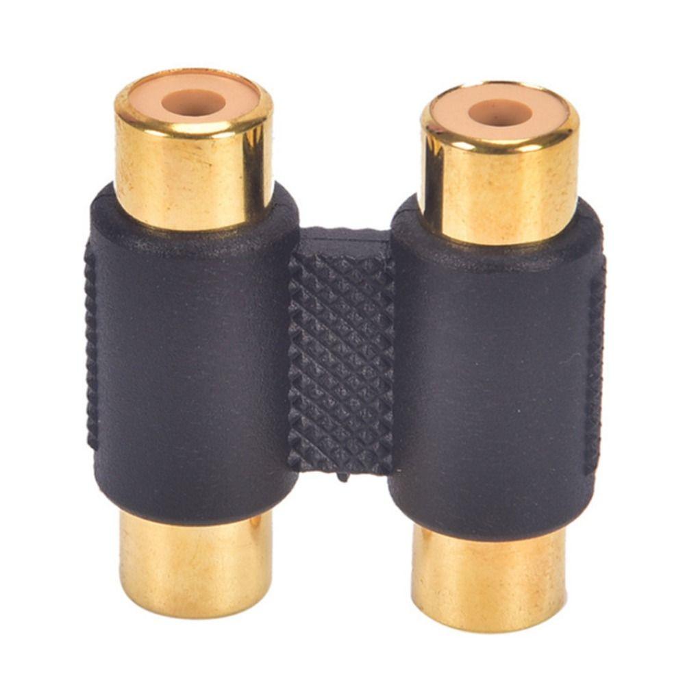 RCA Straight Dual 2 Head Phono Coupler AV Female Adapter RCA Phono Twin Coupler
