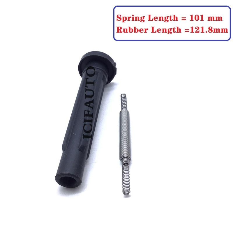4/6 Pieces Ignition Coil Repair Rubber Boot Kit with Spring for 2006-2008 Suzuki Grand Vitara SX4 3340065J00 / 33400-65J00