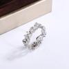 Exquisite Irregular Women's Zircon Ring Fashion Women's Ring Anniversary Gift  Diamond Ring Wedding Rings for Women