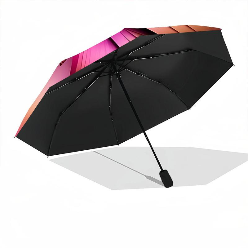 1pc Butterfly Stars Automatic Opening/Closing Umbrella with Operation & Windproof Canopy - Folding Design, Holiday Gift yy260225197