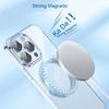 Fashion Magnetic Case for 14  Magsafe Transparent Cover for IPhone 14 13 12 11 Pro Max 14 Plus Plating Clear Soft Silicone Wireless Charging Cover