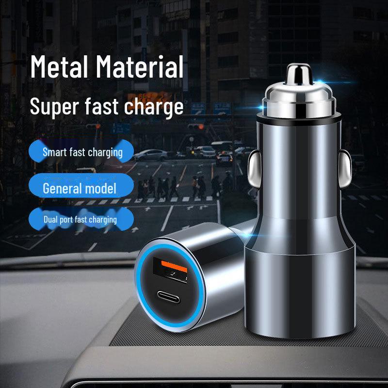"Super Fast PD20W Car Charger with Cigarette Lighter Converter for Apple & Android"