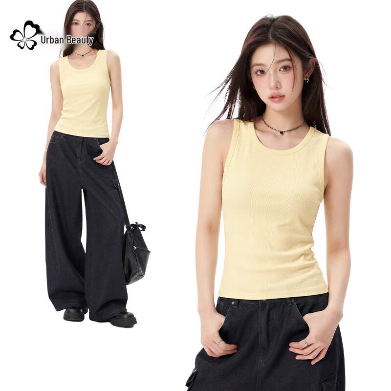 

Women s Ribbed Knit Camisole Tank Top M