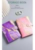 Cross-border Exclusive A6 Gold Foil Macaron PU Leather Hobonichi-Style Budget & Event Planner Notebook