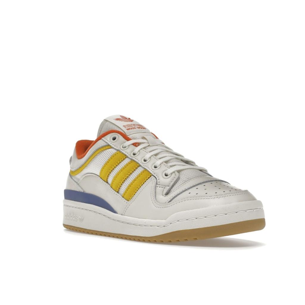 Wood Wood x adidas Forum Low Off White Yellow Unisex Sneakers Cream Altered-Amber GW9313