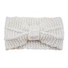 Effen Kleur Gebreide Hoofdbanden Winter Oorwarmers Gedraaid Elastisch Tulband Vrouwen Meisjes Haarbanden Pluche Gebreide Hoofddoek Hoofddeksel