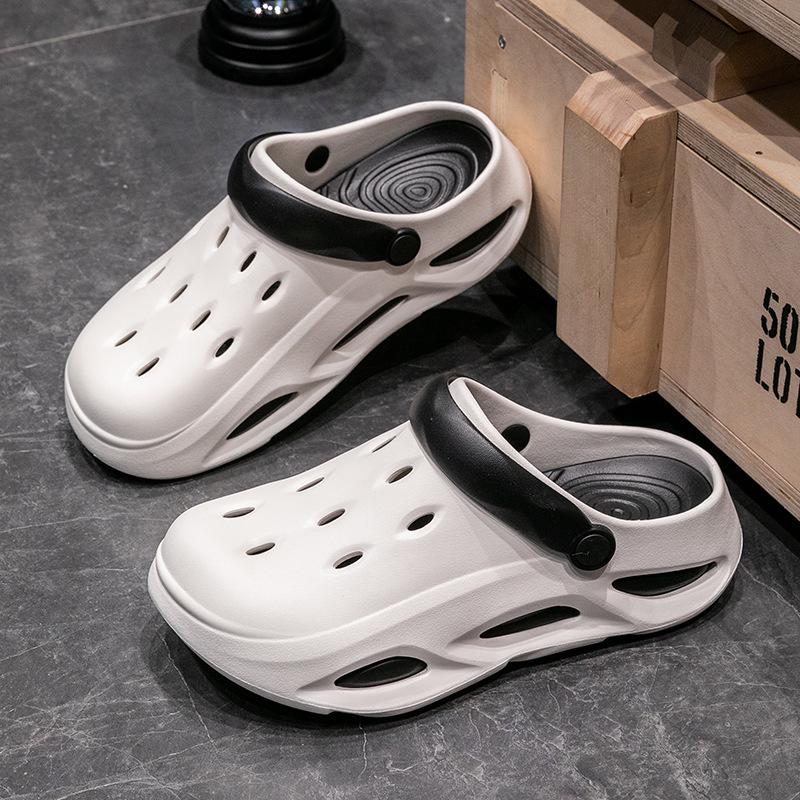 Dámské zahradní pantofle s tlustou protiskluzovou podrážkou - Odnímatelné pohodlí pro letní plážové a venkovní použití