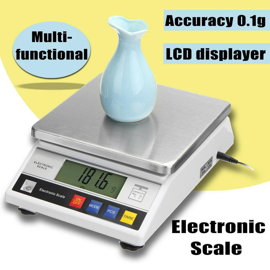 

intl 26 * 18 * 6.4 CM 6kg 0.1g Postal Scales Digital Electronic Diet Food Balance Weighing Postal 3KG