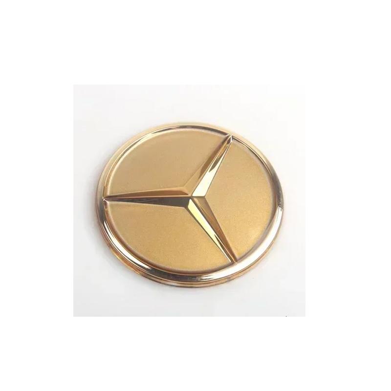 WVQ5 52/57mm Car Logo for Mercedes Benz W124 W176 A B C D M S R G Class GLA GLB W204 W212 GLK Steering Wheel Center Emblem Sticker