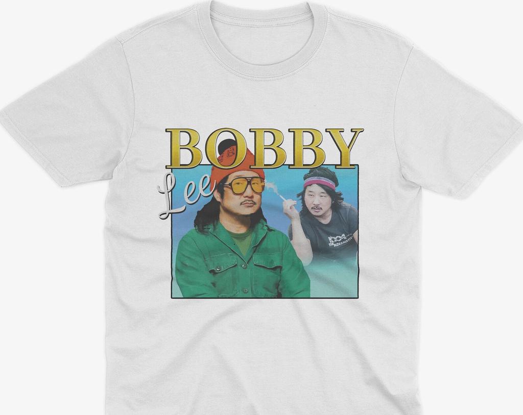 Bobby Lee Homage T Shirt and kids tshirt, Bad Friends Podcast, Andrew Santino & Bobby Lee, Podcast T Shirt and kids tshirt, I'm Bobby Mom