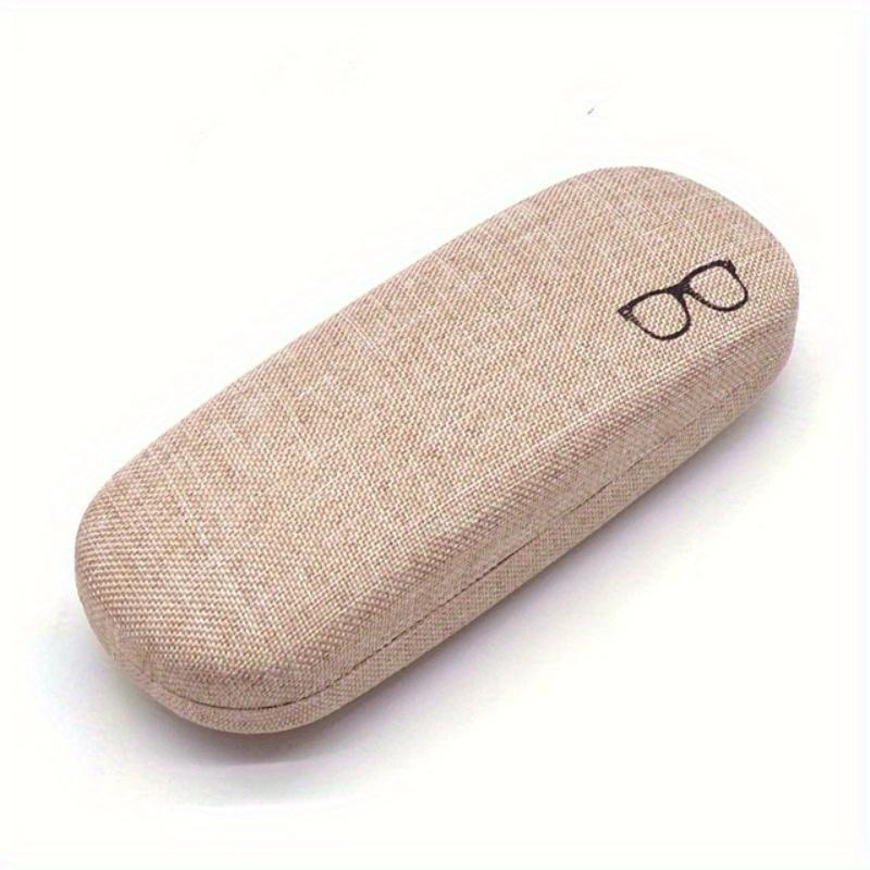 Fashion Glasses Case Hard Shell Linen Fabrics Eyewear Cases Cover Protective for Men Women Sunglasses Eyeglasses Glasses Box