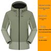 Unisex Reflective Windbreaker: Custom Logo, Waterproof, Windproof, Plus Velvet, Composite Cotton for Mountaineering and Work.