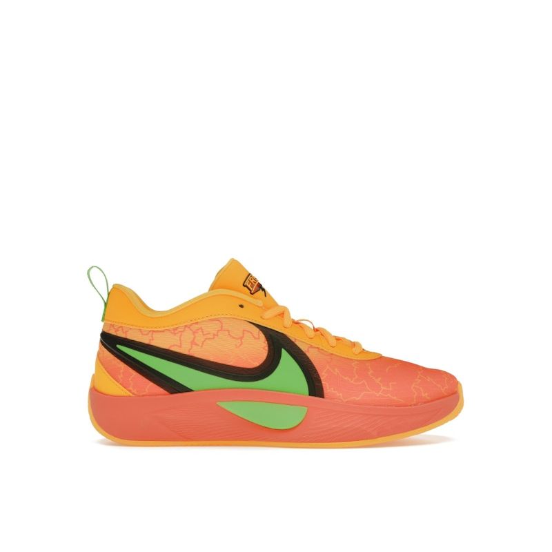 Nike Zoom Freak 6 GS Light Mango Action Green Black Laser Orange Kids  Basketball Shoes FQ7378-601 40
