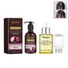 Onion Shampoo + Hair Oil +Applicator Set, Nourishing & Moisturising for Soft Hair & Shine for Men Women