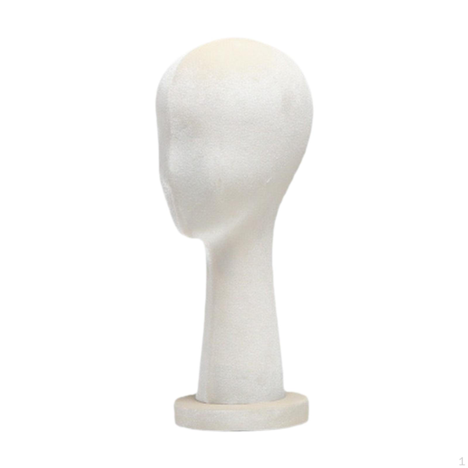 

Манекен голова парик портативный устойчивый стойка для шляп бархатный дисплей модель манекен для DIY Beige Tall