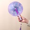 Portable Chinese-Style Magnetic Folding Fan – Women's Round Dance Fan for Summer