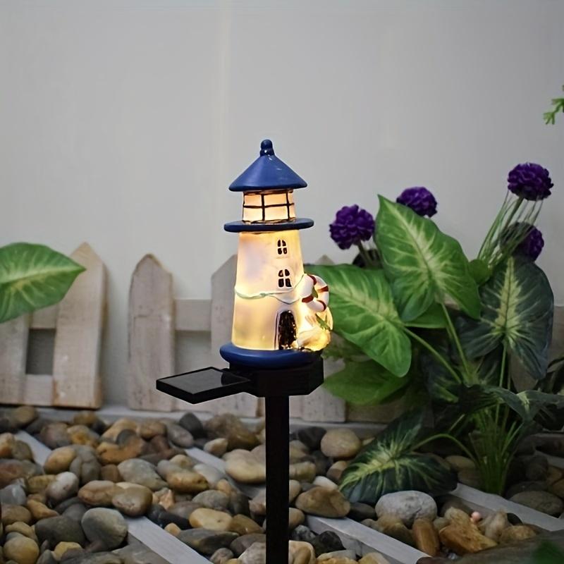 

Solar Lights Sea Lighthouse Outdoor Lights Solar Garden Lights Lawn Lights For Patio Garden Path Lawn Holiday Decoration