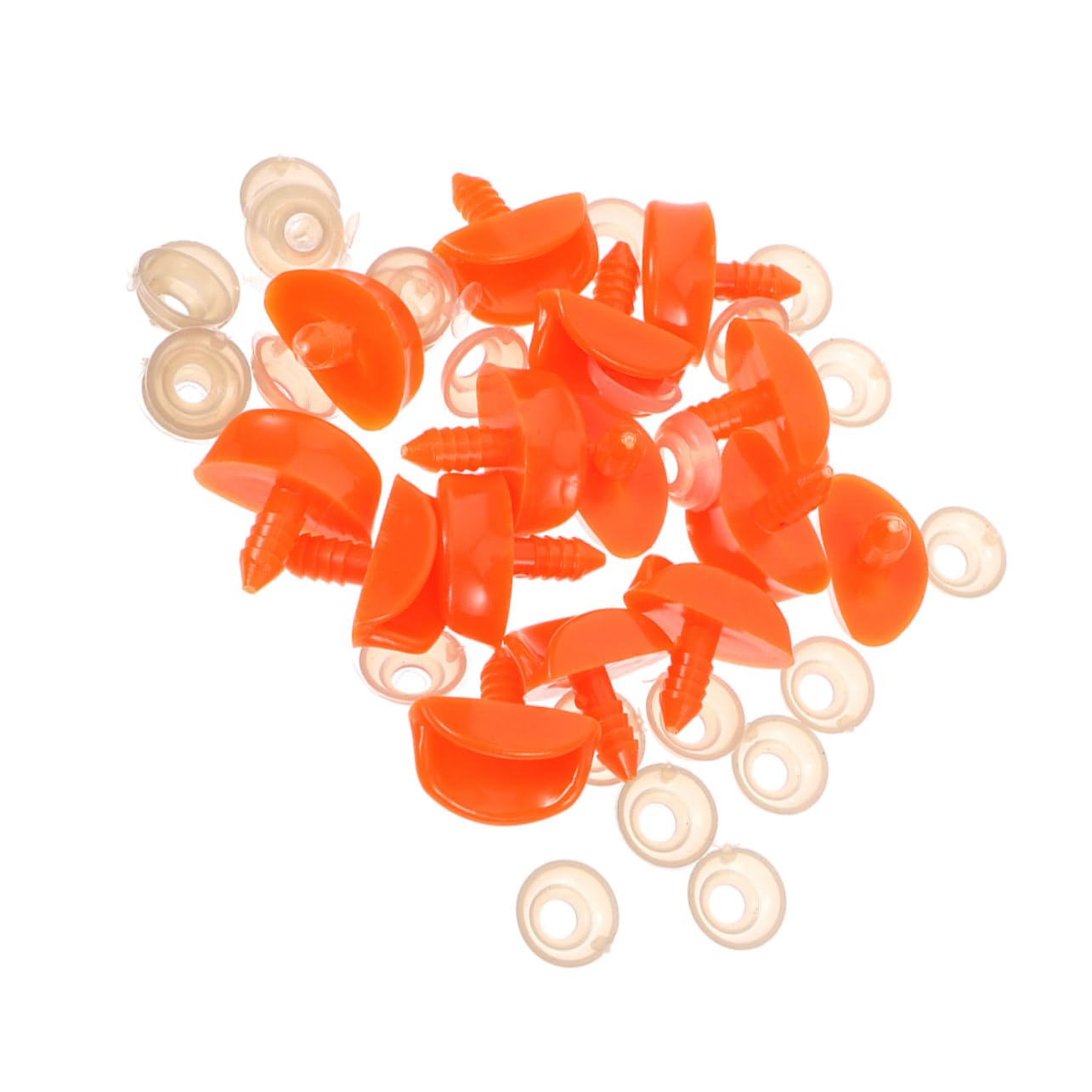 

NUOBESTY Набор из 20 реалистичных пластиковых утиных клювов с прокладками, профессиональные запасные части для изготовления плюшевых игрушек, материалы для мягких игрушек,