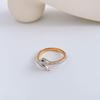 Korean Minimalist Titanium Steel Snake Ring - Elegant Full Diamond Design for Women