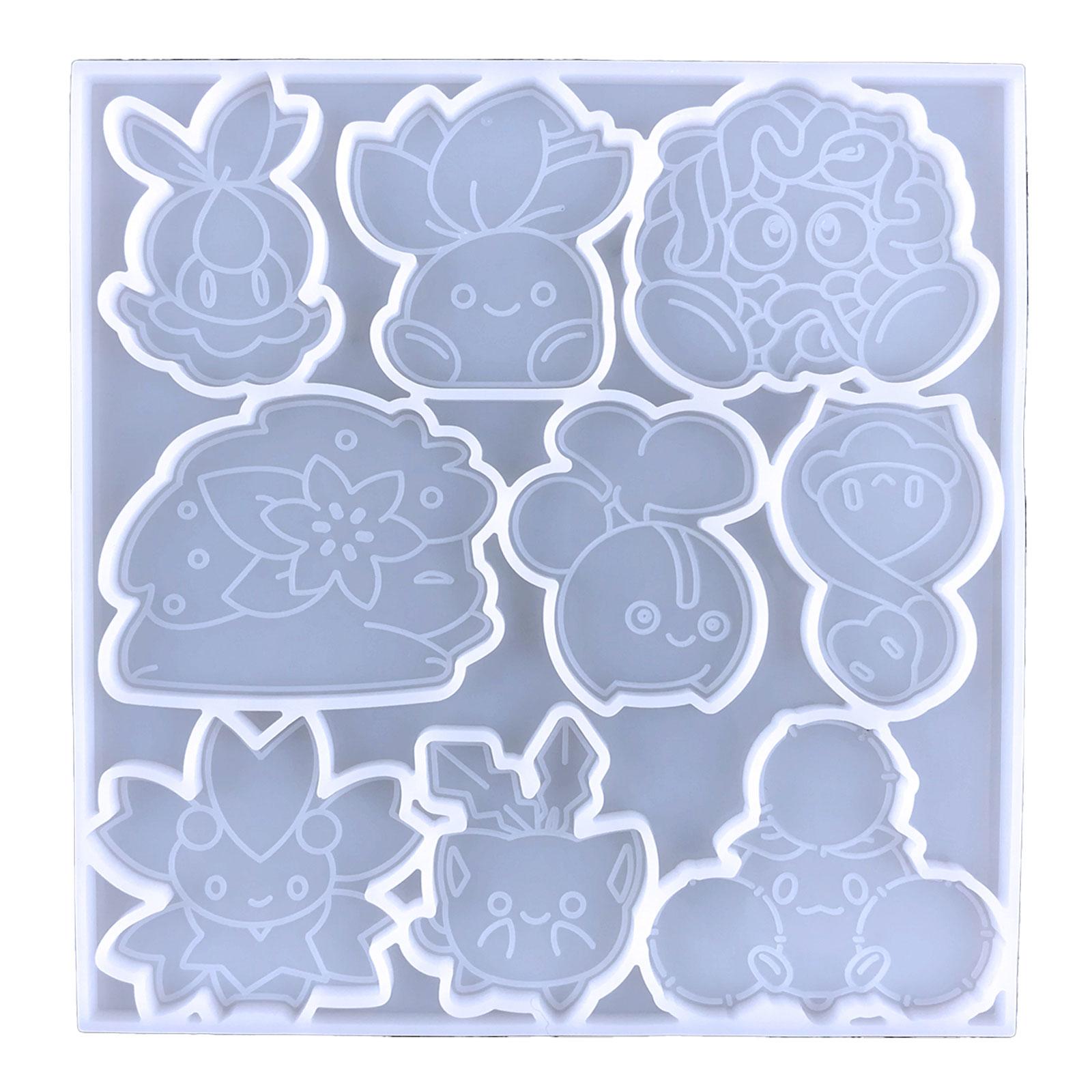 

Наклейка на заднюю панель мобильного телефона с изображением животных из мультфильмов, эпоксидная форма, сделай сам, наклейка на заднюю панель мобильного телефона для младенцев, кронштейн для подушки безопасности, силиконовая форма 1