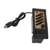 Acoustic Guitar Pickup Preamp Piezo 4 Band EQ Equalizer System Wood Grain Color 7545R