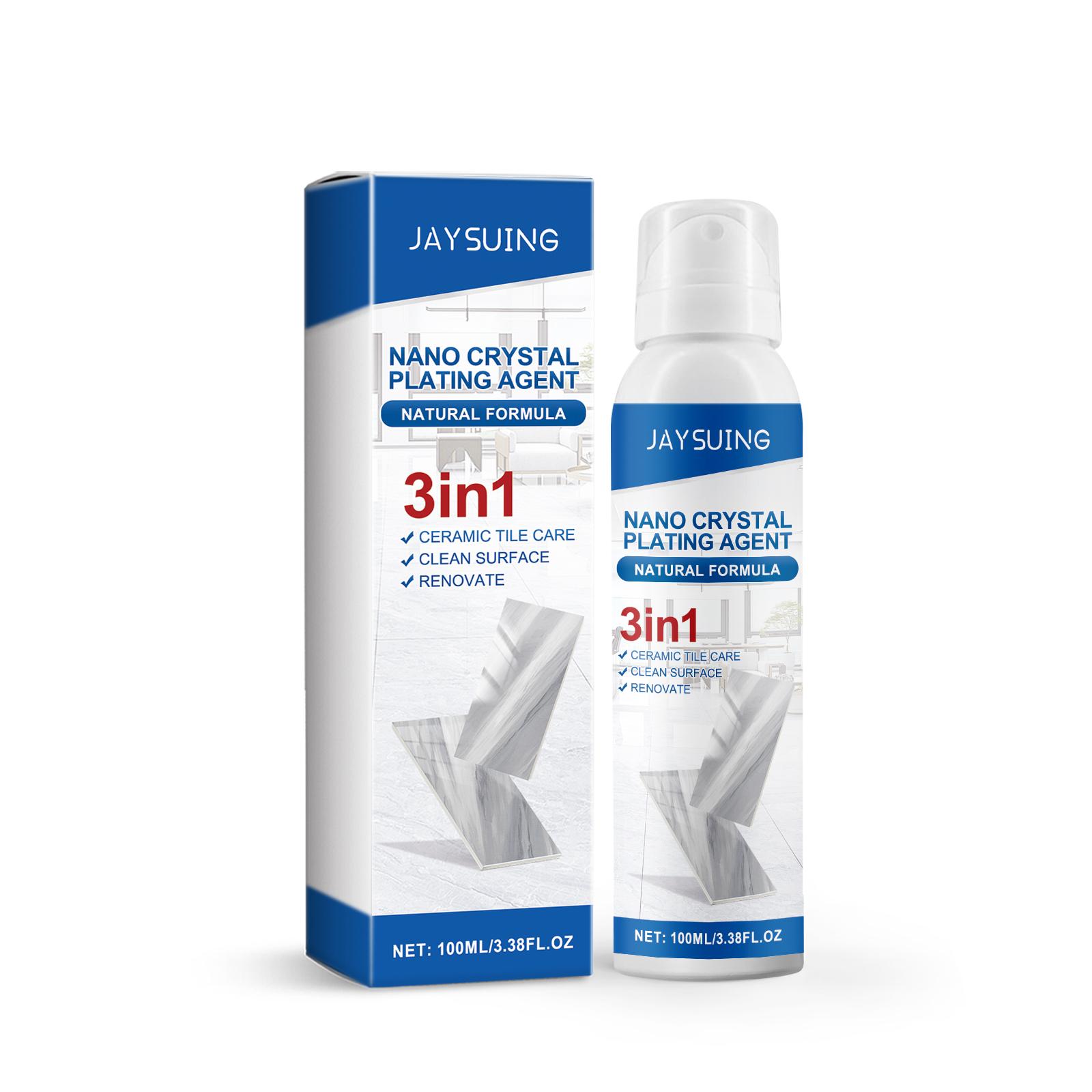 Jaysuing Stone Nano Crystal Plating Spray Ceramic Tile Stone Repair Scratch Bright New Crystal Plating Agent Spray 1pc