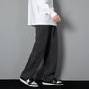 New Korean Men's Casual Long Jeans Classic Man Straight Denim Wide-leg Pants Solid Color Baggy Male Student Trousers