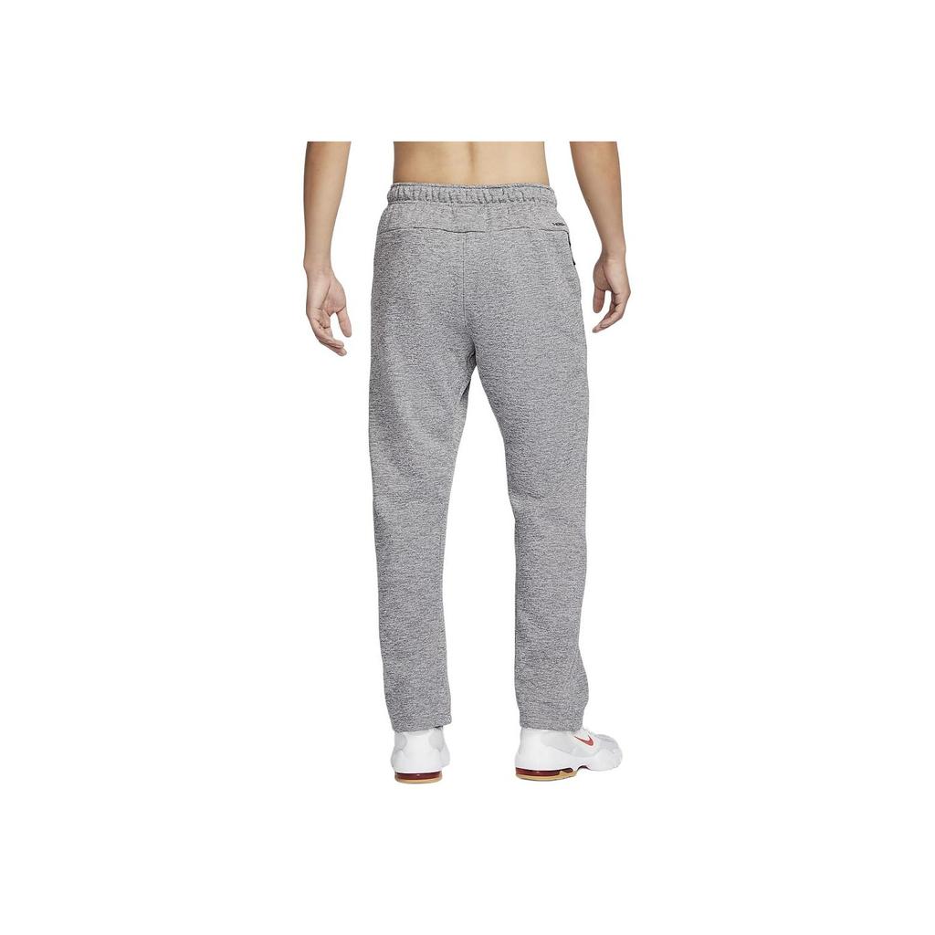 Nike Therma-Fit Solid Color Drawstring Fleece Jogger Pants Men Bottoms Dark-Gray DQ4857-063