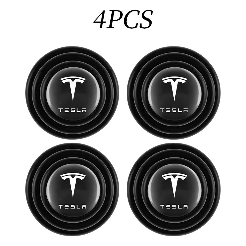 

For Tesla Model3 Model Y Model S X Car Styling Door Shock Absorber Buffer Protective Sticker Soundproof Rubber Pads Accessories