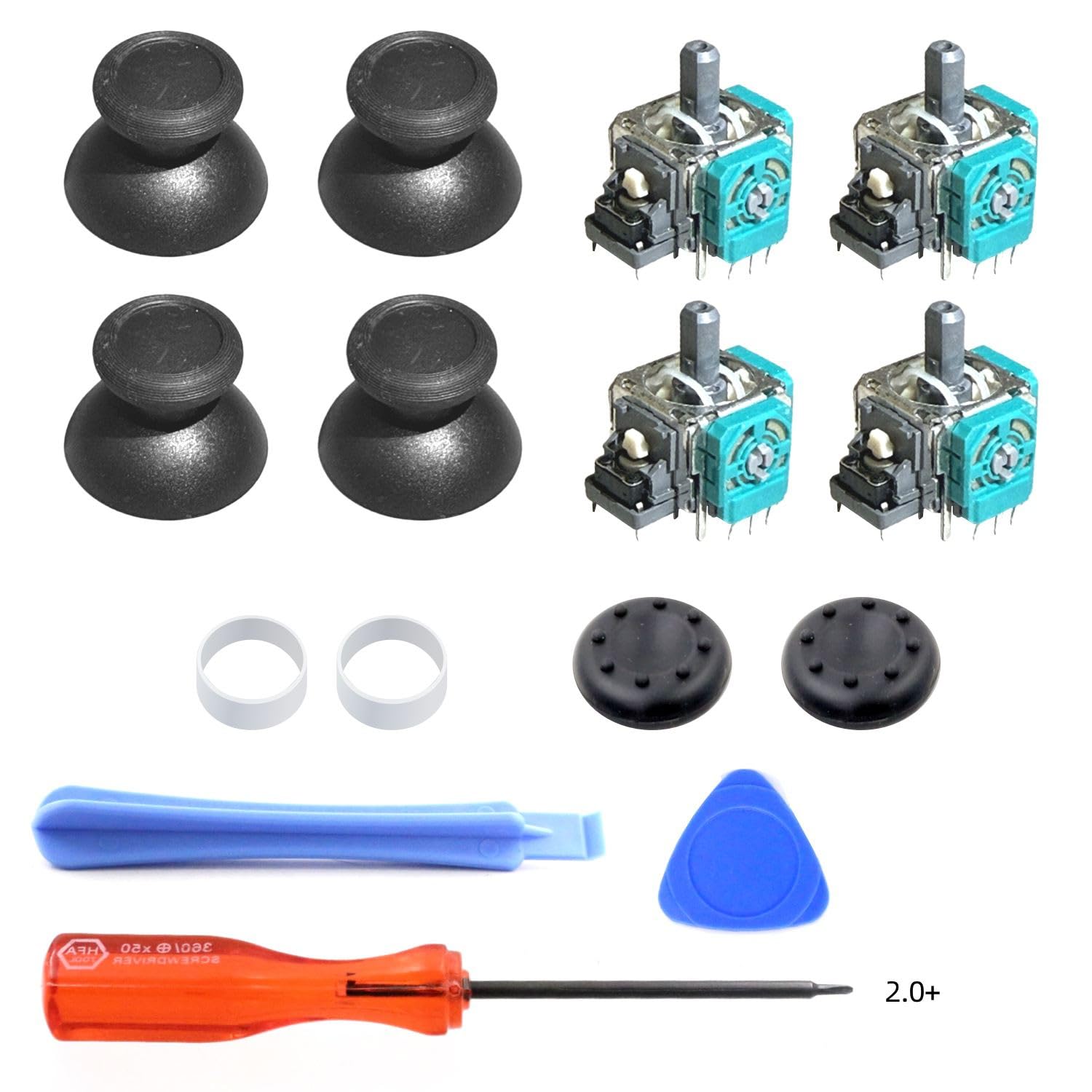 

15in1 Nintendo Switch NS PRO Pro Controller Repair Controller Switch Controller Repair Kit Compatible Repair Sensor Thumbstick Pro Cons Stick Module