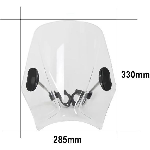 Motorcycle Windscreen for Guerrilla 450 for Guerrilla 450 Motorcycles Compact Sport Wind Deflector Windshield Universal
