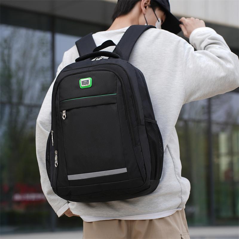 Men'S High School Junior High School College Student Schoolbag Burden Reduction Travel Backpack Men'S Large Capacity Business