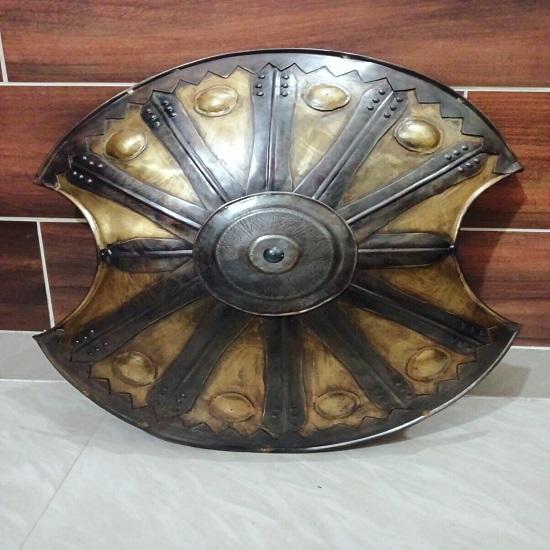 Royal Handicraft Brad Pitt Shield Ultimate 1:1 Replica From Nativity Achilles Trojan  Best Shield For Cosplay