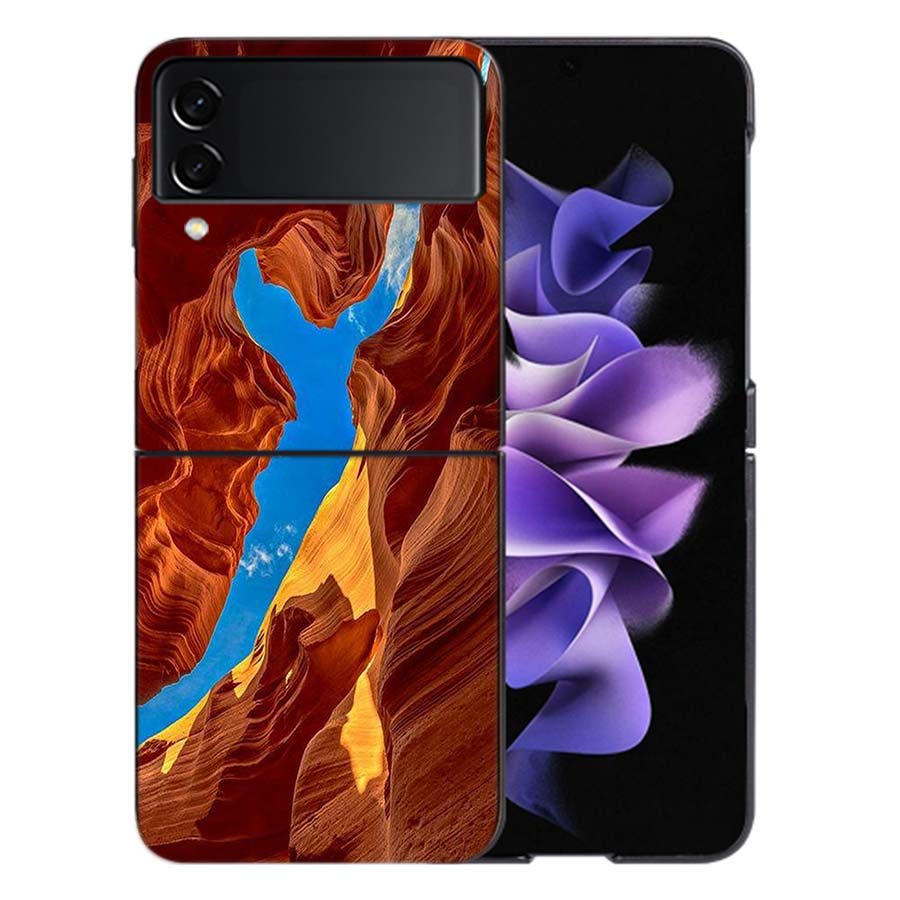 

Исследование скрытых жемчужин Юты Чехол для Samsung Z Flip7 6 Galaxy Чехол Защита от ударов Z Flip5 Z Flip3 4 5G Жесткий чехол Телефон ТПУ ПК Ха Galaxy Z Flip 4 5G