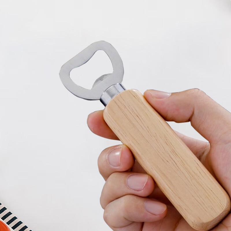 Anvelo Wood Handle Beer Bottle Opener
