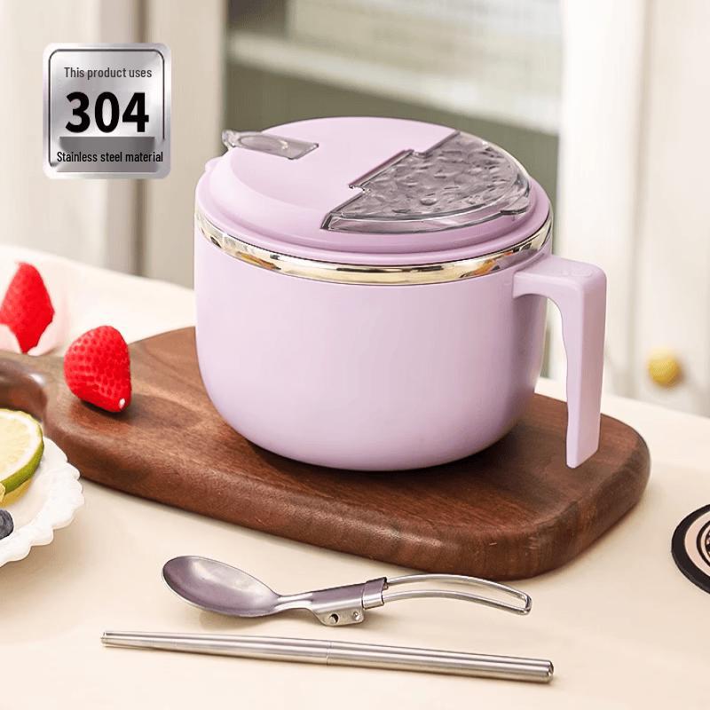 ZISIZ 304 Stainless Steel Instant Noodle Bowl
