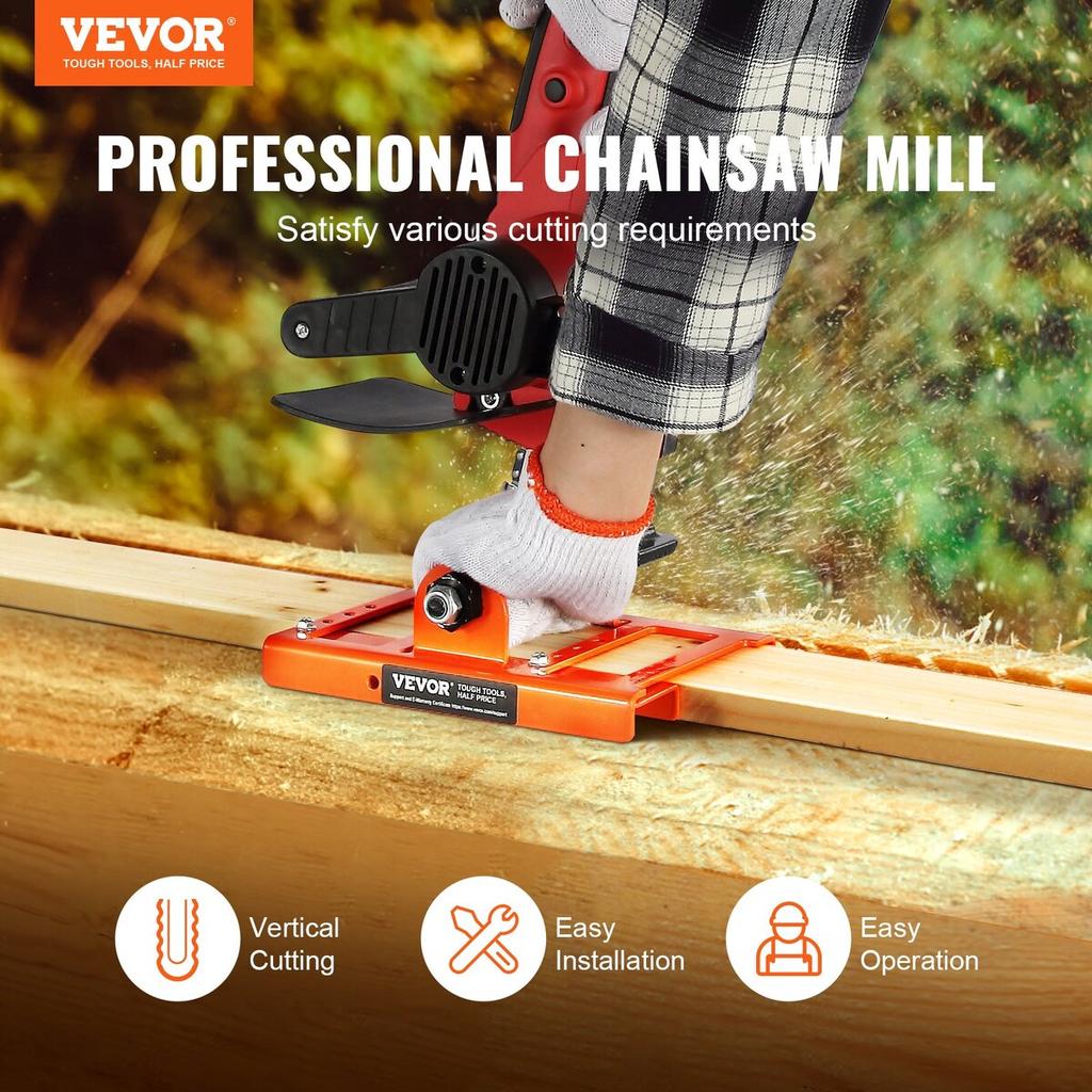 Chainsaw Mill Vertical Cast Iron Lumber Cutting Guide 2