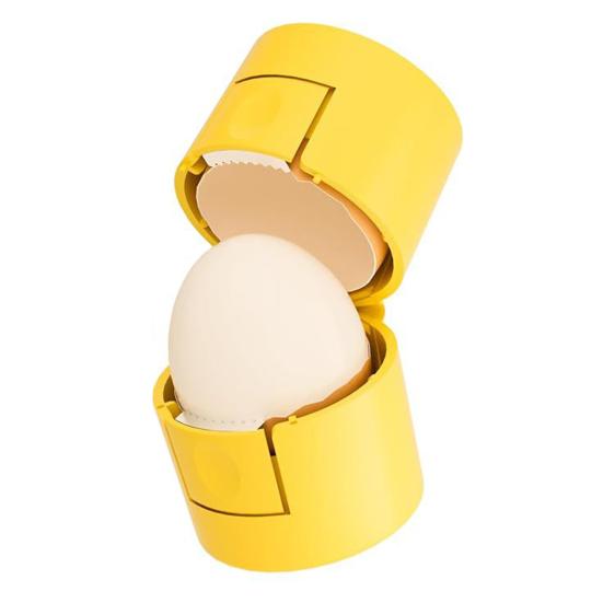 1/2Pcs Eggshell Opener 2 in 1 Hard Boiled Egg Peeler Cracker with Serrated Blade And Magnetic Punch Easy Shell Removal Kitchen Gadget Tool