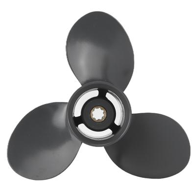 Vnější lodní šroub 3 listy Průměr 9 1/4 palce 10 zubů Pravotočivý Náhrada za 8-20HP 2 1/2in Převodovka