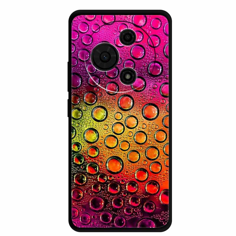 Für TCL 60 SE Hülle T517H Niedliche Cartoon Bunte Weiche TPU Silikon Rückseite für TCL 60 SE Hülle Schwarze Handyhülle Funda TCL60 SE